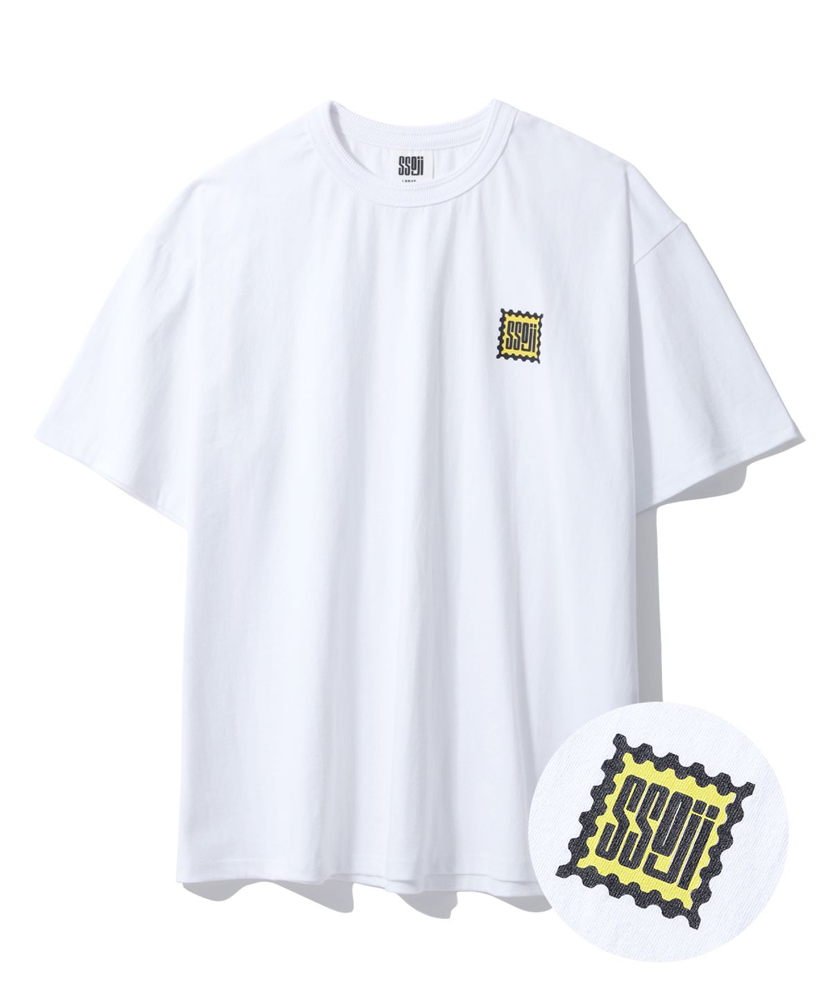 쏘지(SSOJI) 스낵 로고 티셔츠 (화이트)