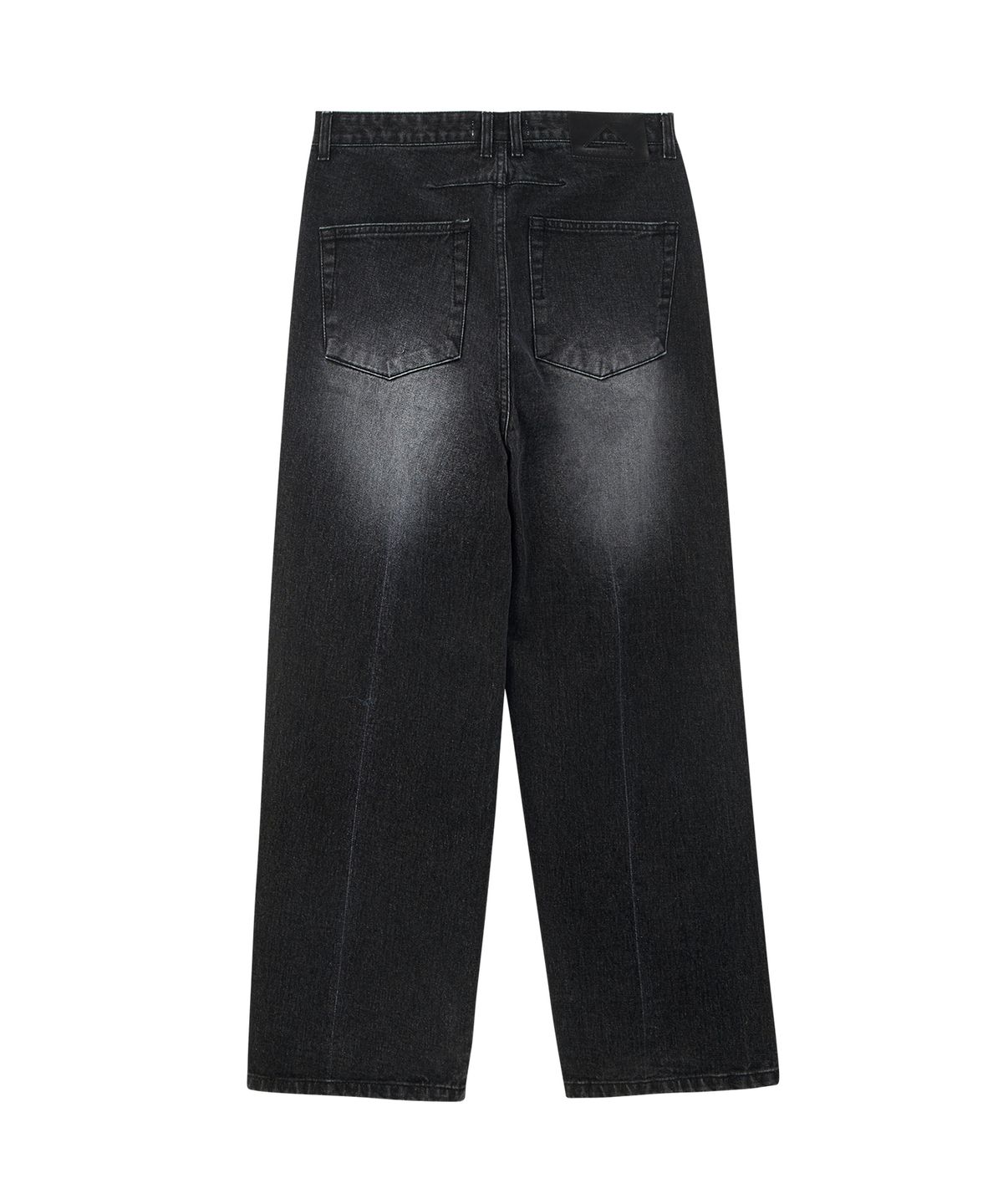 언지미크(UNGIMMICK) ONE TUCK RIVET WIDE DENIM PANTS (CHARCOAL)