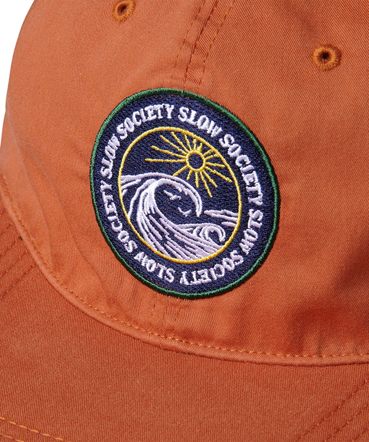 라모랭(RAMOLIN) Slow Society Circle Cap Fade Orange