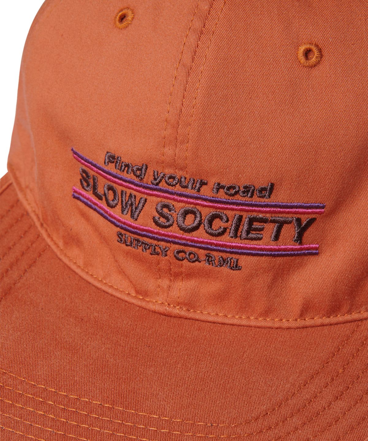 라모랭(RAMOLIN) Slow Society Club Cap Fade Orange