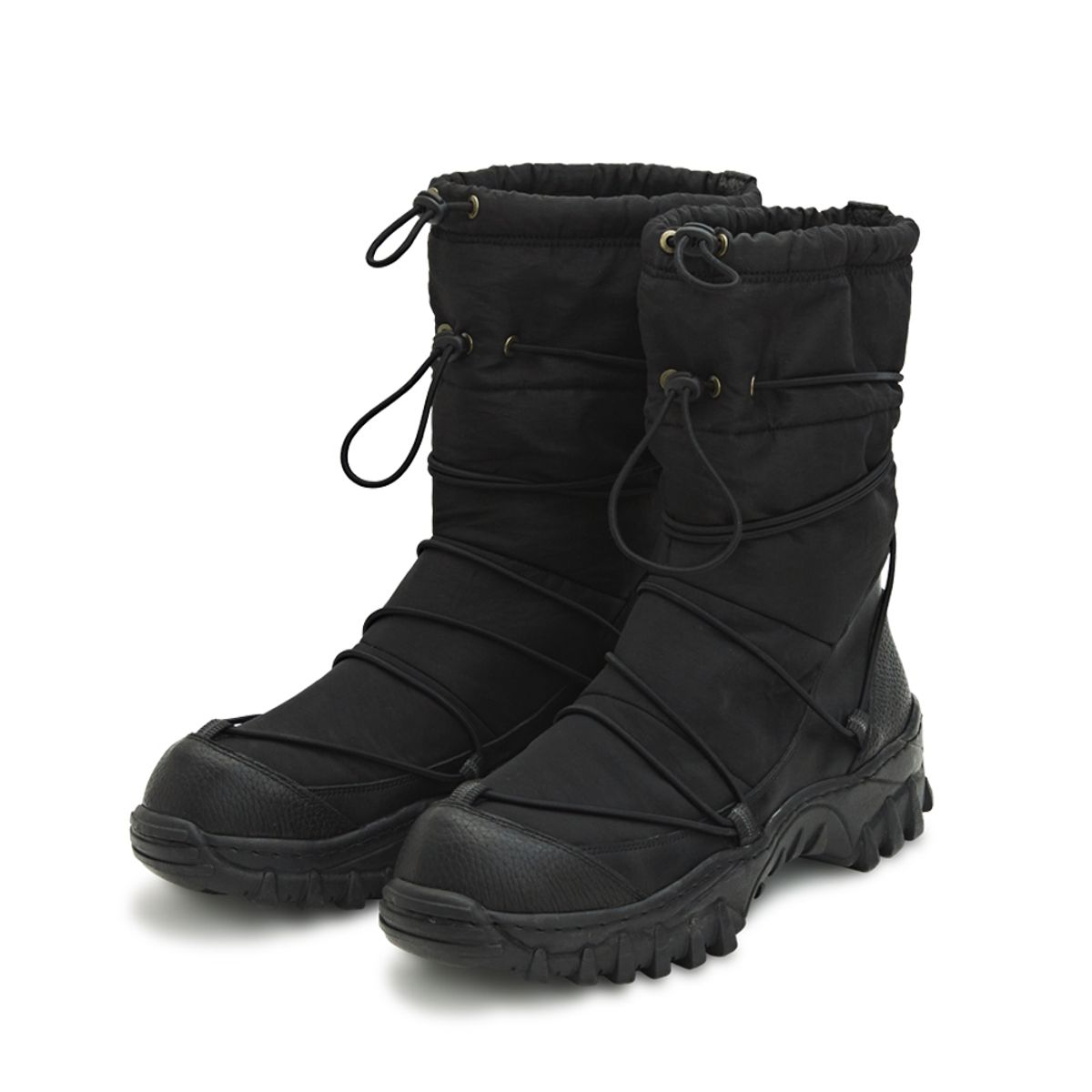 네거티브쓰리(NEGATIVETHREE) Mountain padding boots BLACK - 사이즈 & 후기 | 무신사