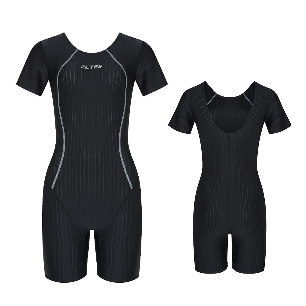 MUSINSA公式 | ZETES Women's Aqua Short Sleeve 3/4 Half Body