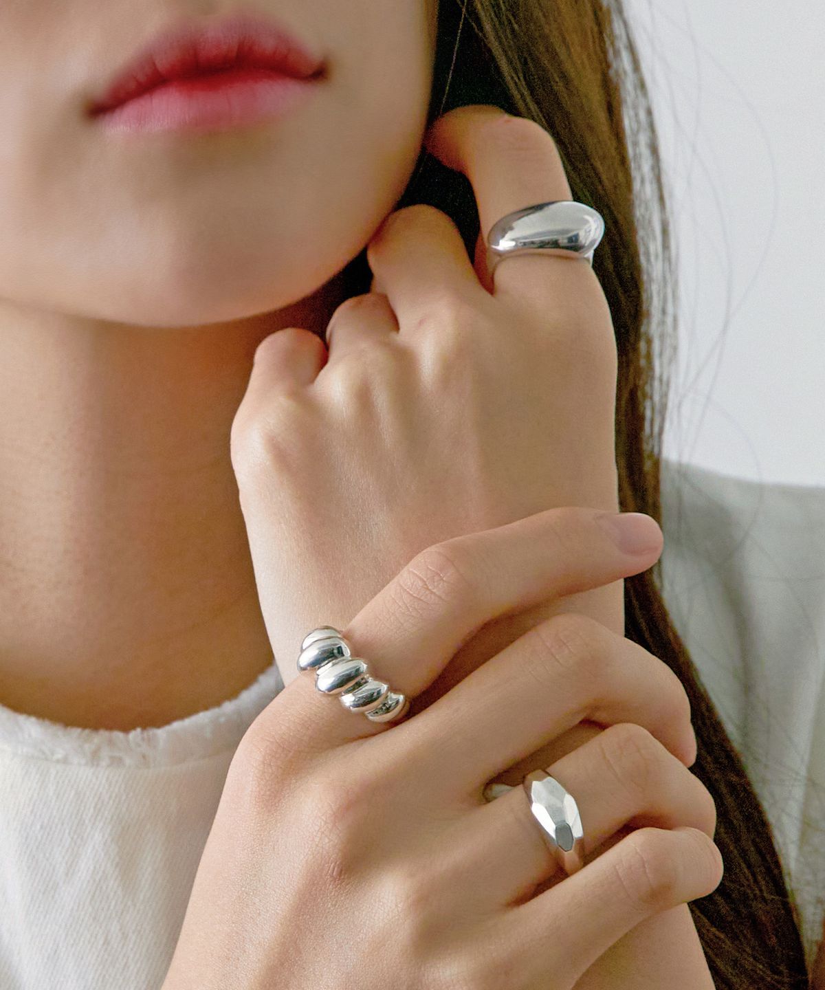 레이지앤크레이지(LAZY N CRAZY) [Silver 925] Trumpet shell ring