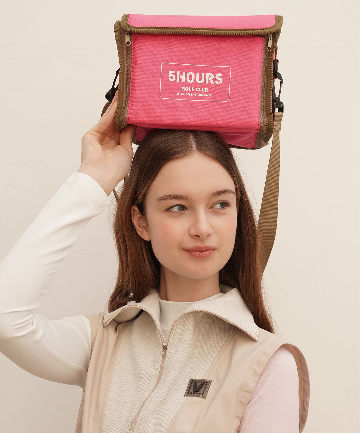 파이브아워스(5HOURS) CUBE CART BAG_PINK