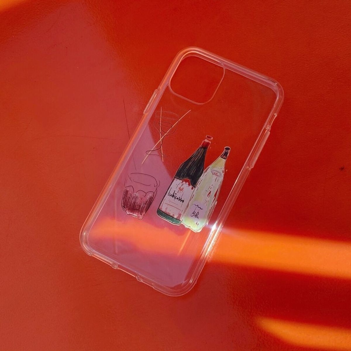 베비카소(BABICASSO) babicasso Phone Case[와인과 컵]