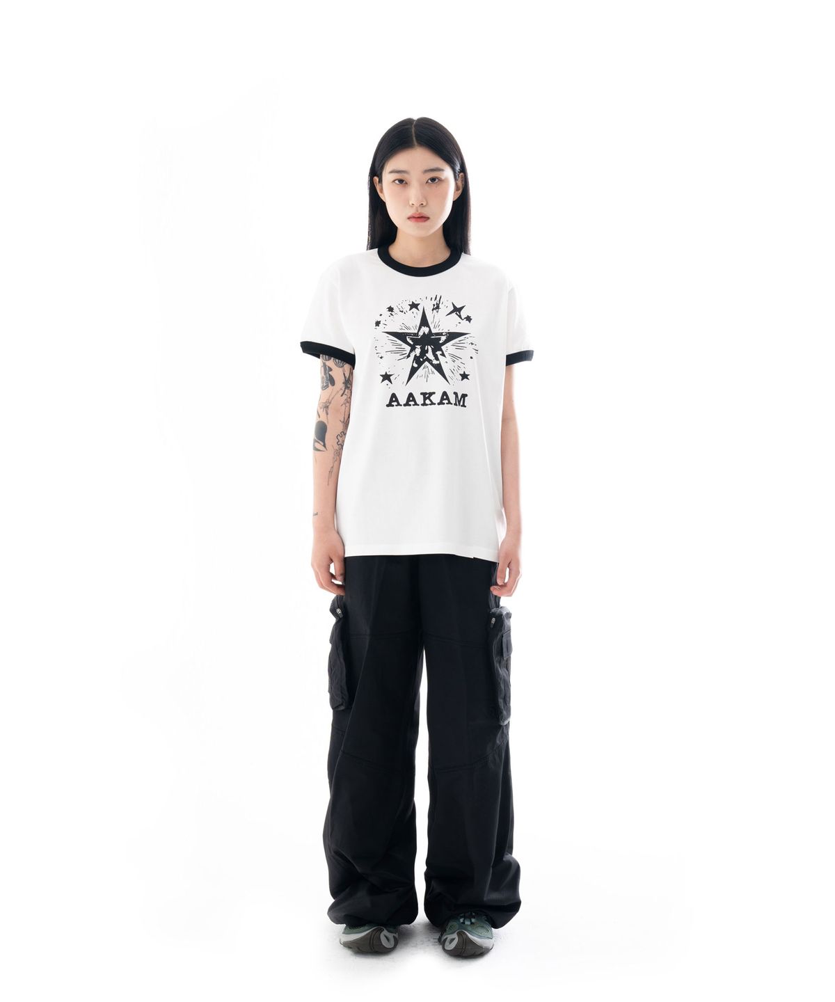 아캄(AAKAM) Star Ringer Top (Black) - 사이즈 & 후기 | 무신사