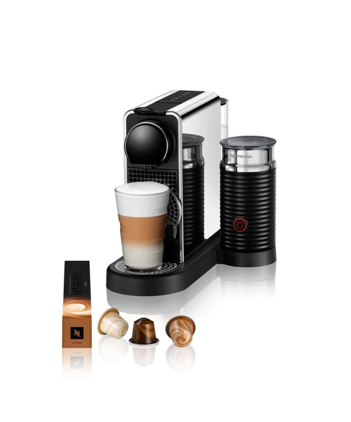 네스프레소(NESPRESSO) 시티즈플래티넘앤밀크 C145, D145