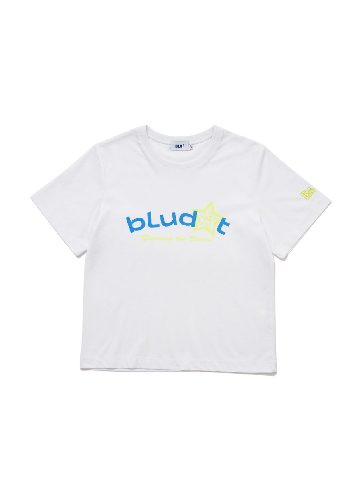블루닷(BLUDOT) 아트워크 프린팅 반팔 티셔츠_WB