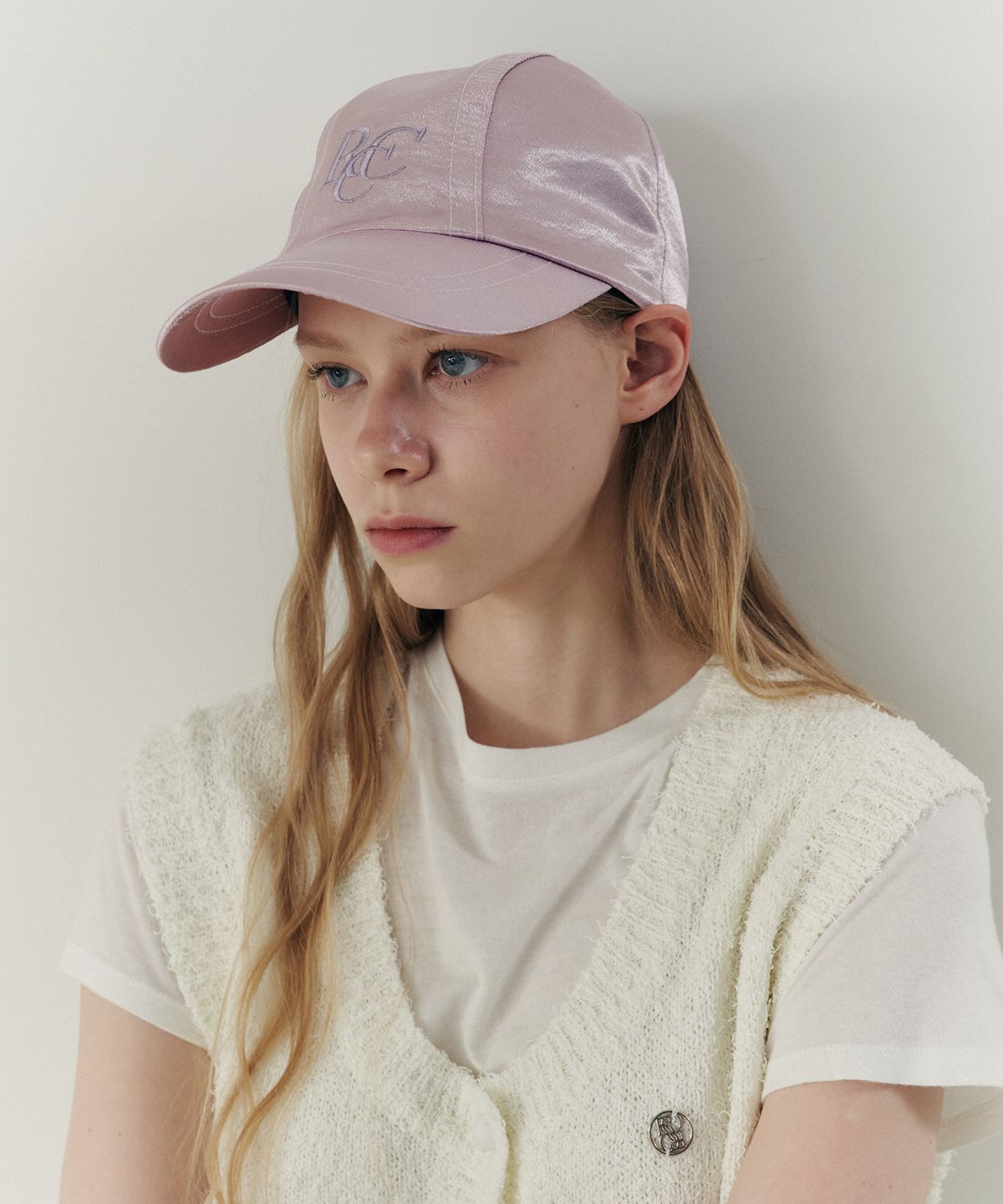 로씨로씨(ROCCI ROCCI) RCC Satin ball cap [PINK]