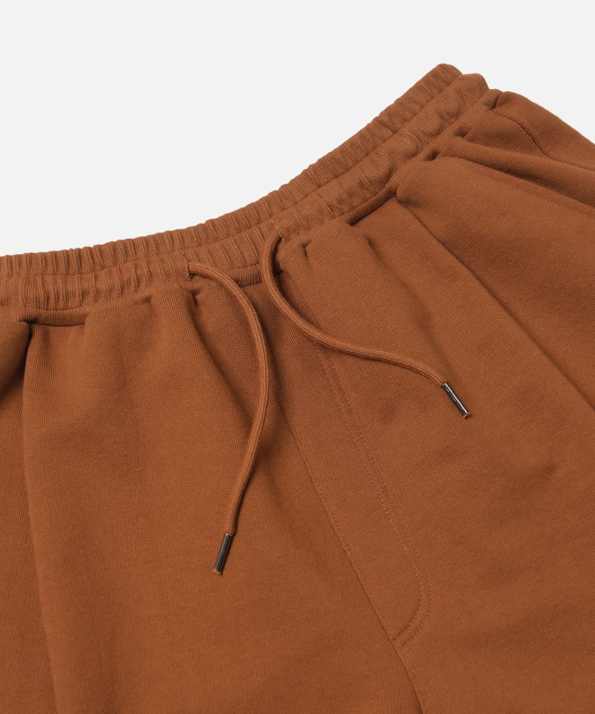 프리즘웍스(FRIZMWORKS) ONE TUCK SWEAT SHORTS _ BRICK