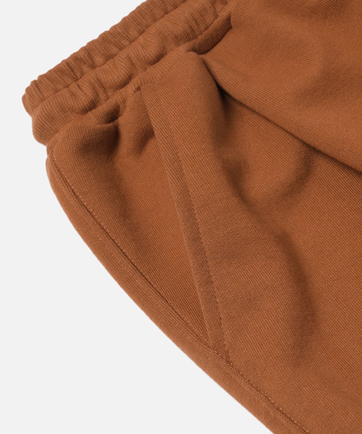 프리즘웍스(FRIZMWORKS) ONE TUCK SWEAT SHORTS _ BRICK