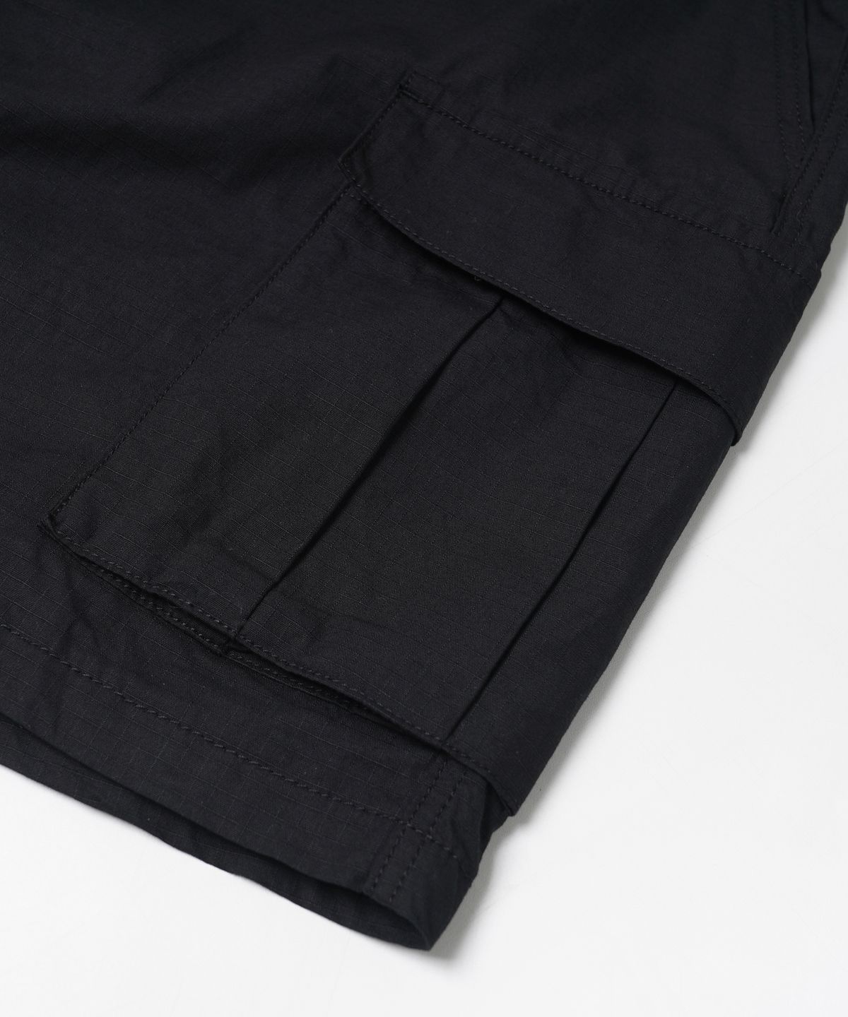 프리즘웍스(FRIZMWORKS) COTTON RIPSTOP BDU SHORTS _ BLACK