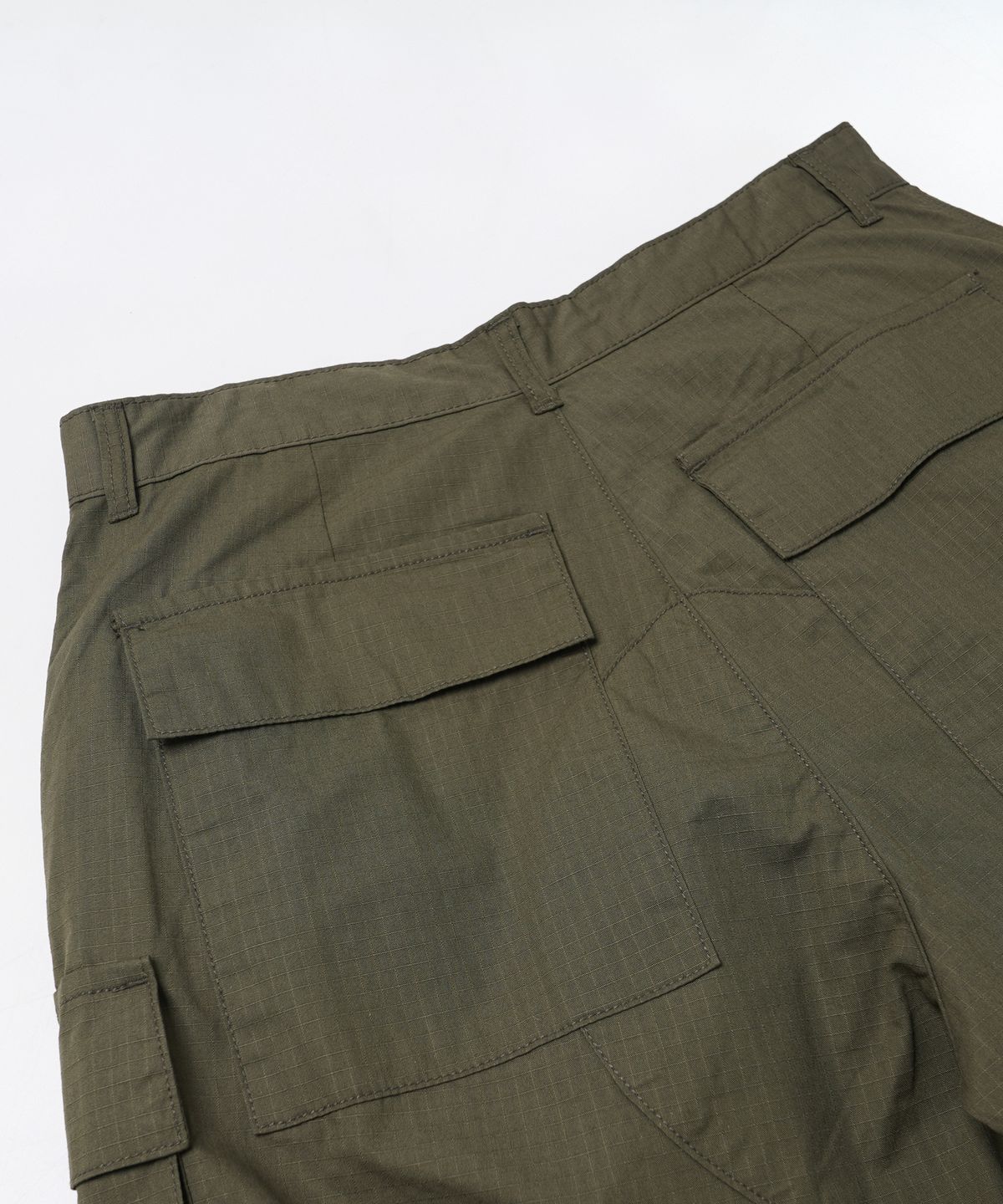 프리즘웍스(FRIZMWORKS) COTTON RIPSTOP BDU SHORTS _ OLIVE