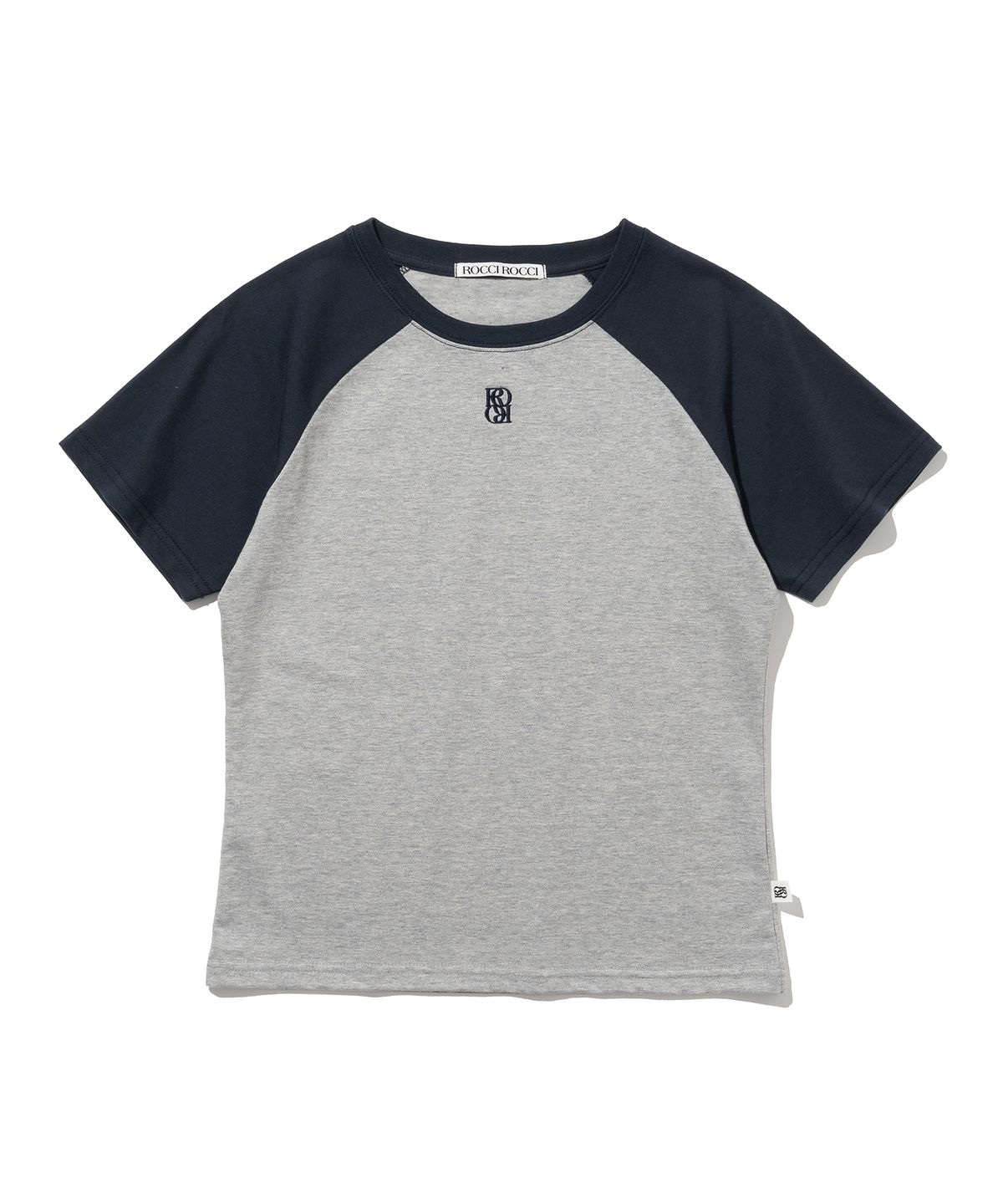 로씨로씨(ROCCI ROCCI) Classic Symbol Raglan T-shirt [MELANGE GREY]