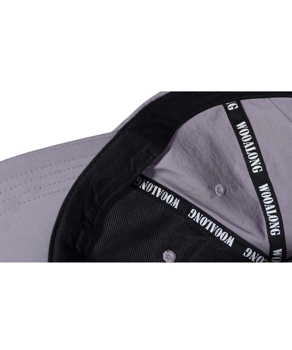 우알롱(WOOALONG) Signature Logo ball cap - NYLON DUSTY PURPLE