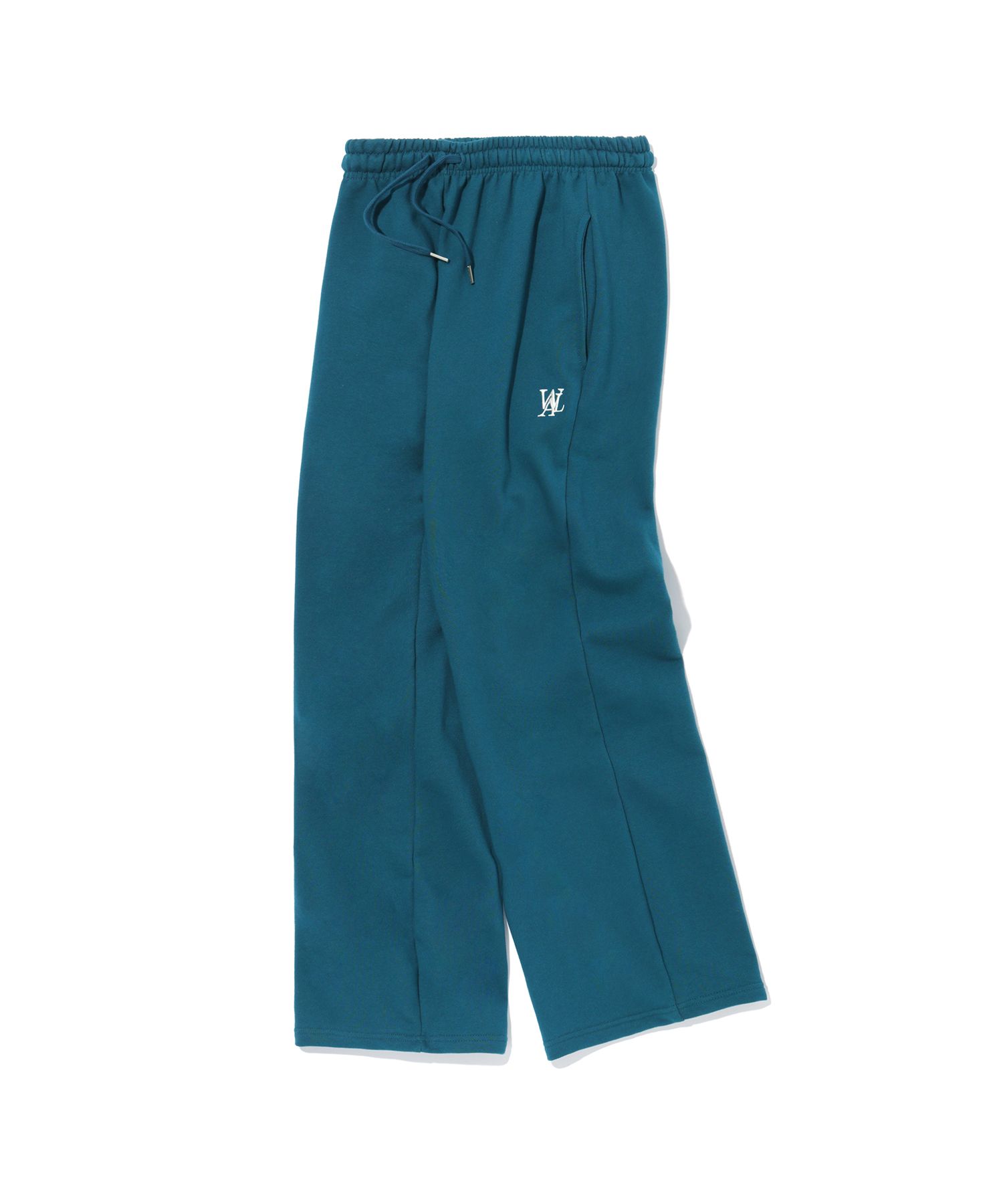 [WOOALONG]★OG Signature relax wide pants (7colors) MUSINSA | WOOALONG Signature relax wide pants - BLACK