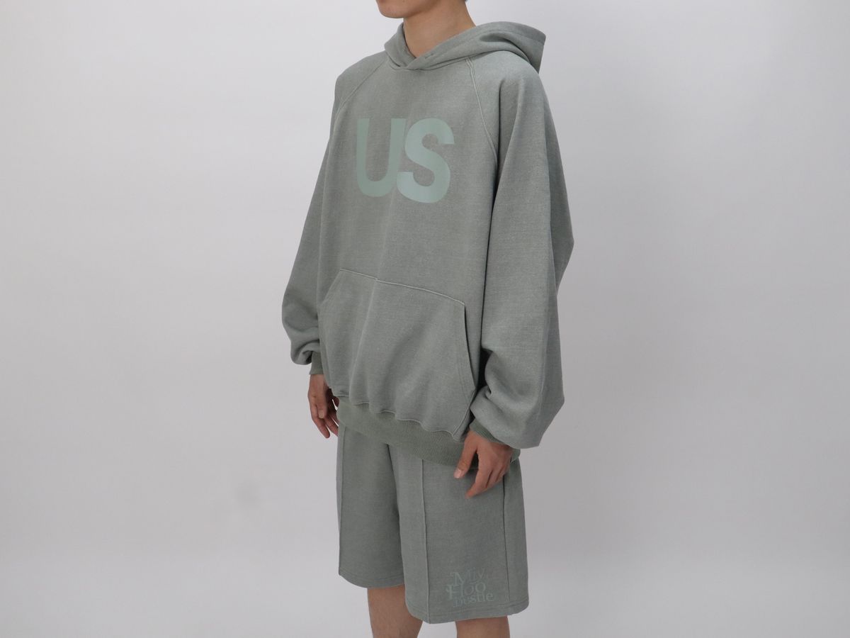 미와이후(MIYHOO) LOGO SHORTS (DYEING KHAKI)