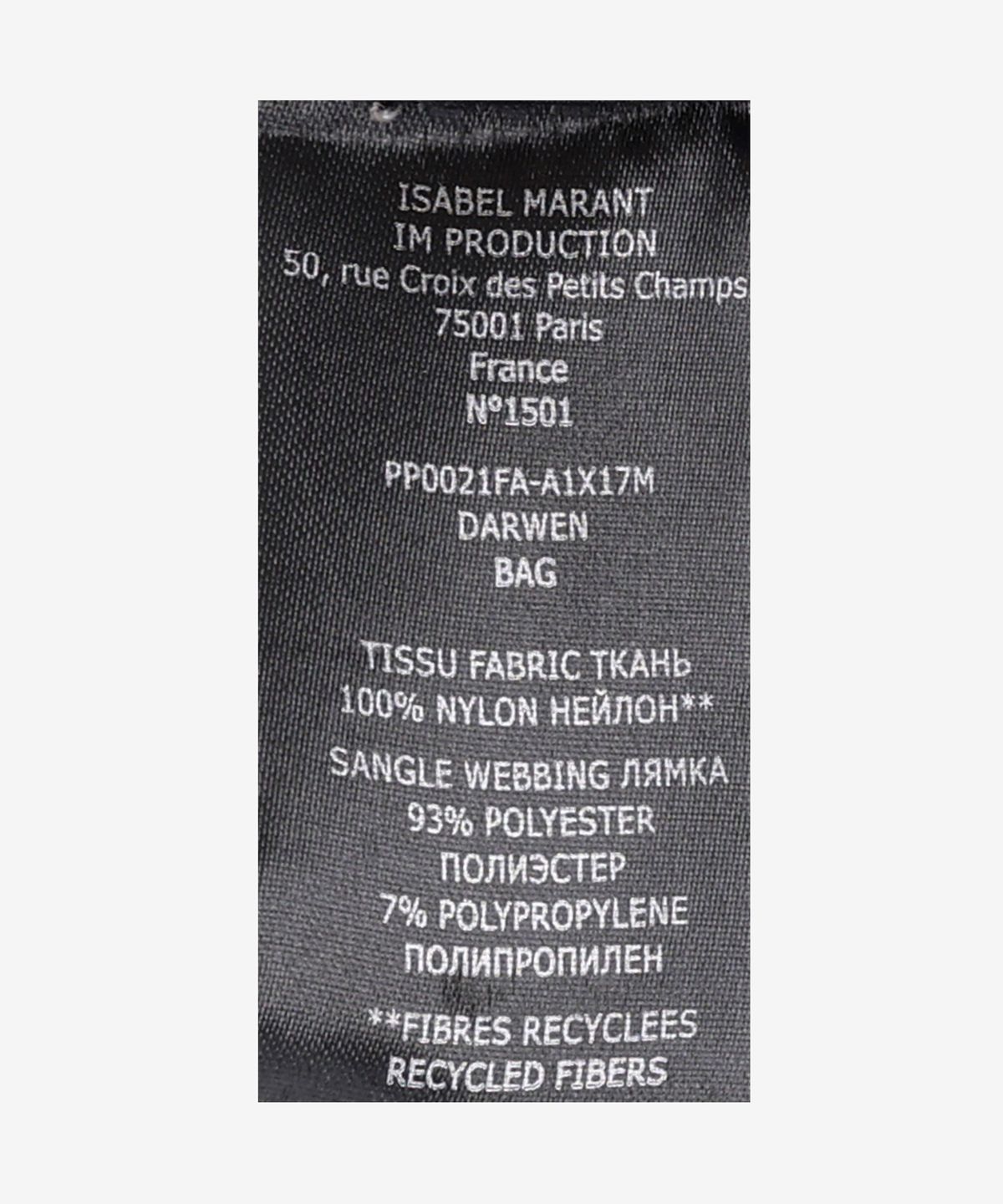 이자벨마랑(ISABEL MARANT) 여성 다웬 토트백 - 퍼플:멀티 컬러 / PP0021FAA1X17MMUPU