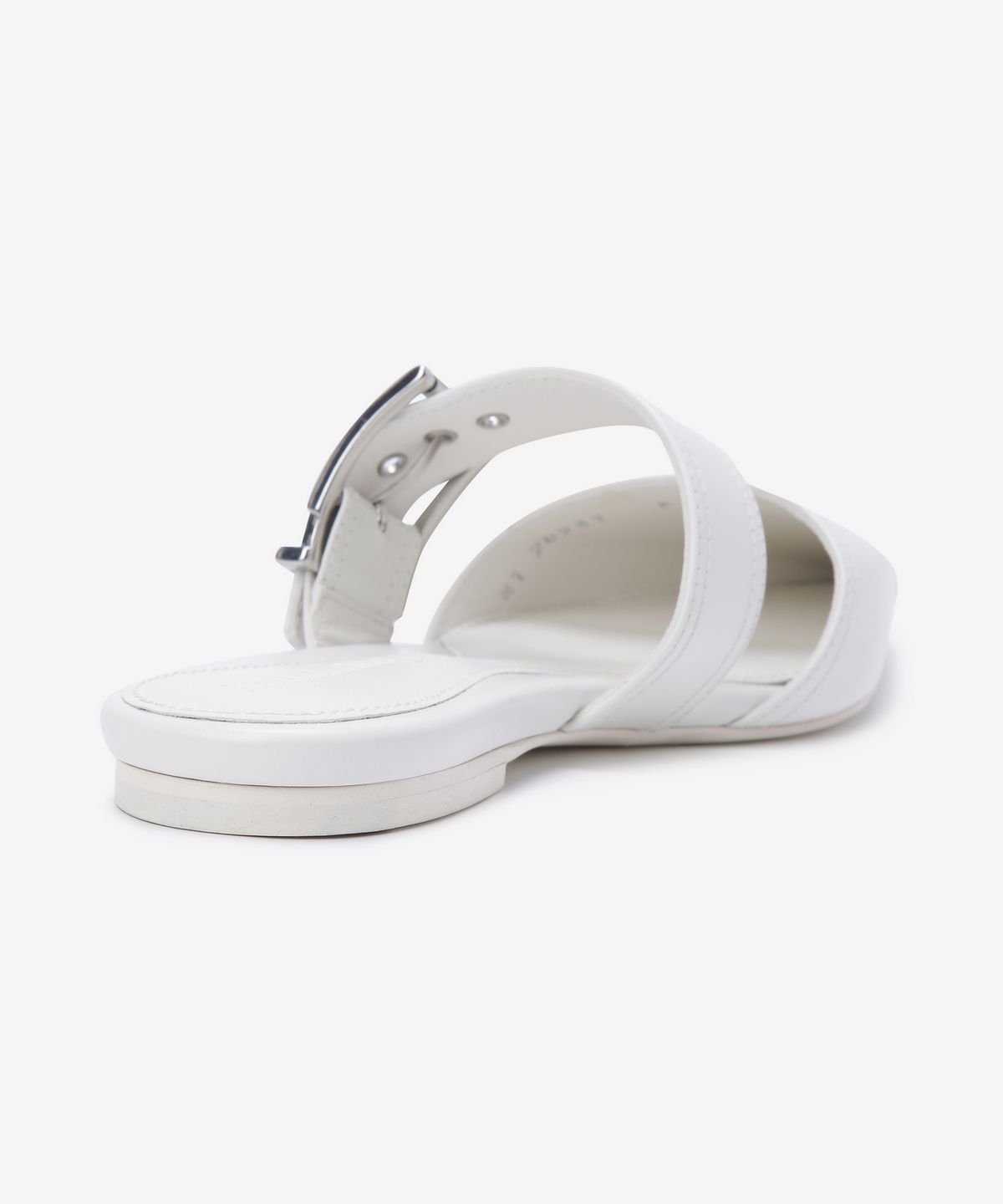 알렉산더 맥퀸(ALEXANDER McQUEEN) 포멀 펑크 뮬 - 화이트 / 733188WHSWD9359