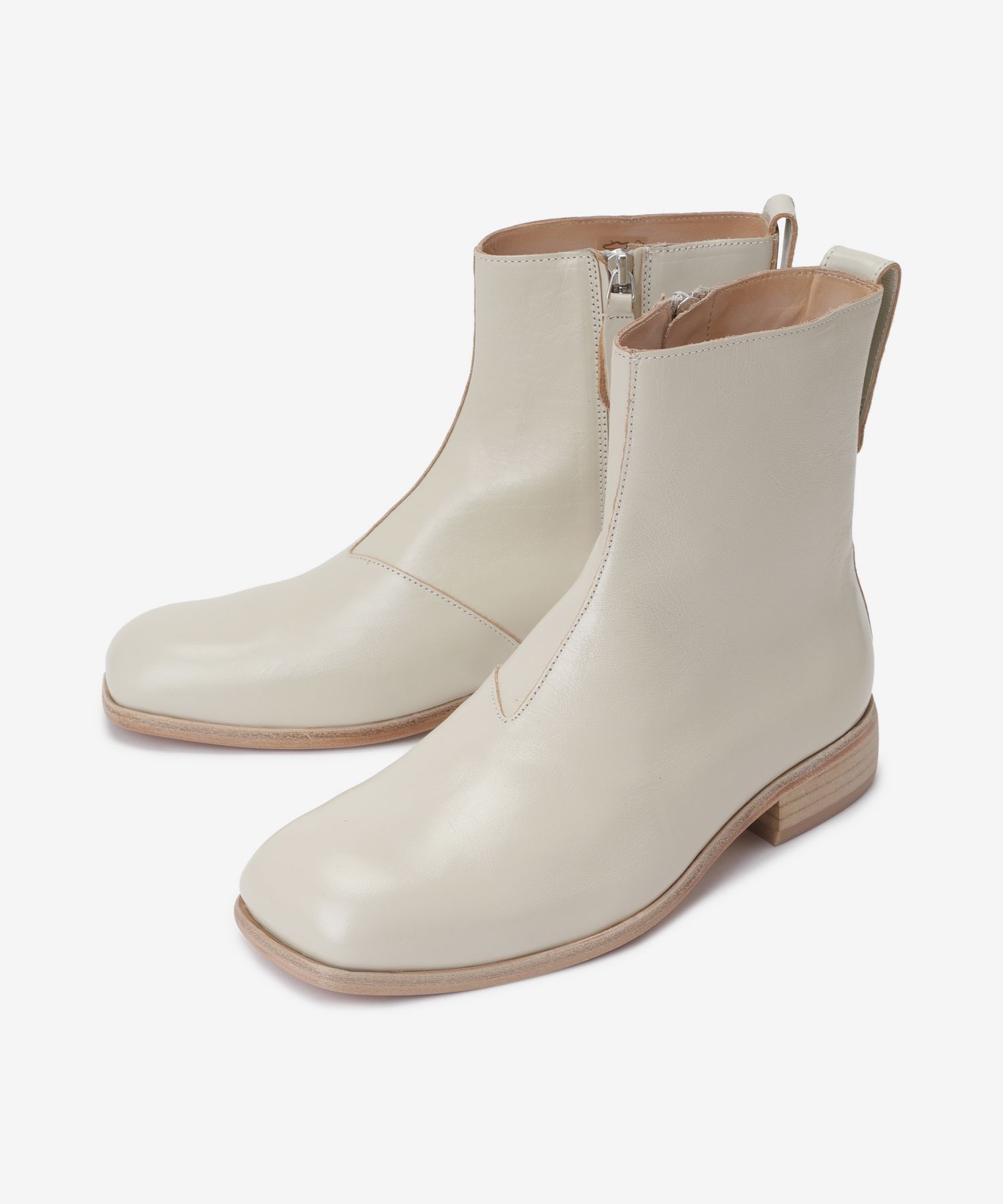 MUSINSA公式 | OUR LEGACY Michaelis Leather Boots - Dusty White 