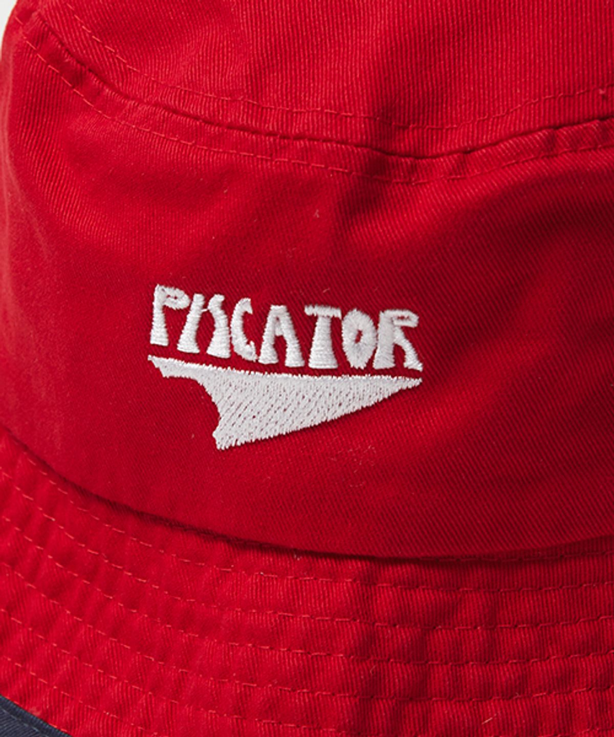 피스케이터(PISCATOR) Hand Write Logo Bucket_Red
