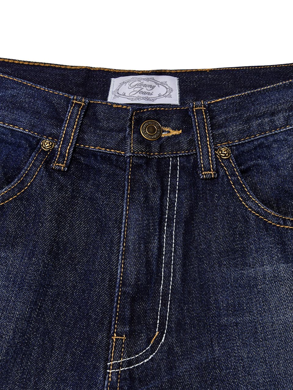 MUSINSA | GLOWNY 93 MID-RISE LOOSE FIT JEANS (INDIGO)