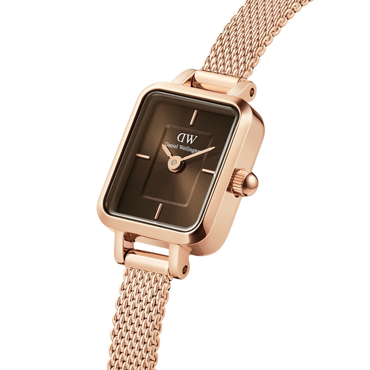 다니엘 웰링턴(DANIEL WELLINGTON) QUADRO MINI MELROSE AMBER 미니멀 손목시계