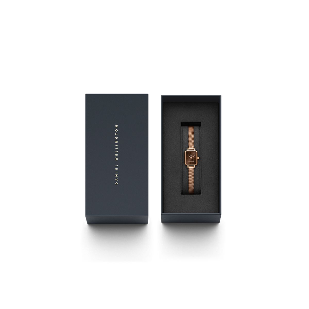 다니엘 웰링턴(DANIEL WELLINGTON) QUADRO MINI MELROSE AMBER 미니멀 손목시계