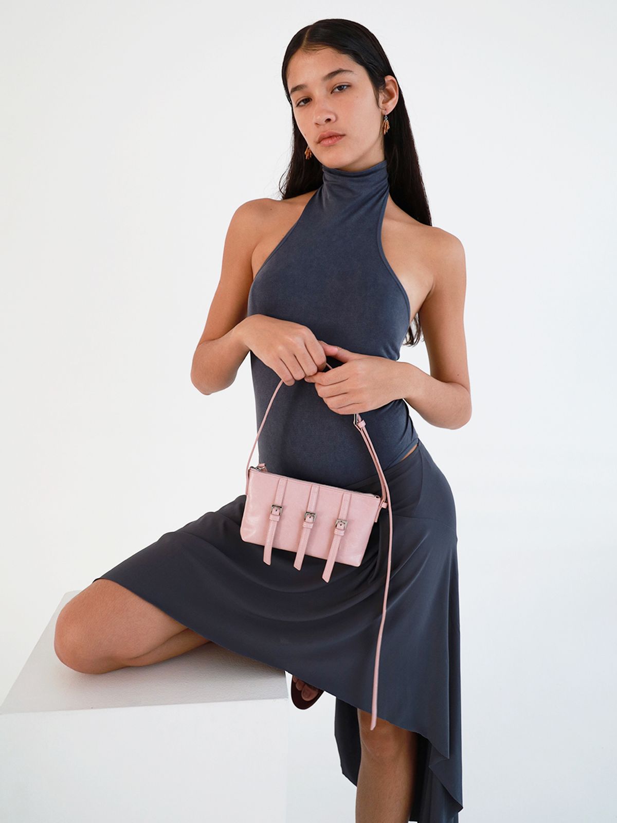 콜로신스(COLOCYNTH) Baby Raspail Square Bag MistyRose