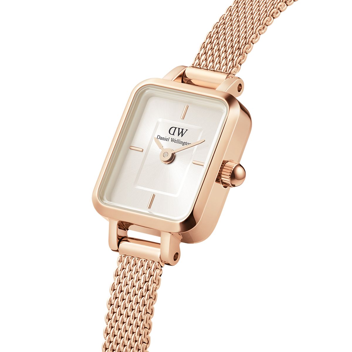 다니엘 웰링턴(DANIEL WELLINGTON) QUADRO MINI MELROSE CHAMPAGNE 여자 메탈시계