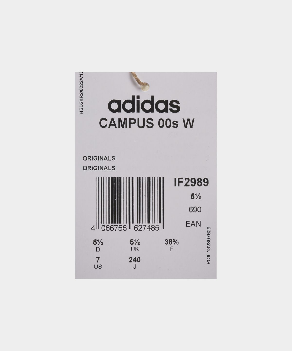 아디다스(ADIDAS) 캠퍼스 00s W - 화이트:블루 / IF2989