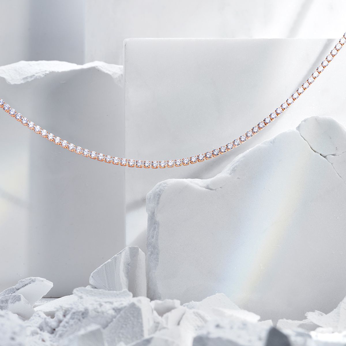 다니엘 웰링턴(DANIEL WELLINGTON) CLASSIC TENNIS NECKLACE 2컬러 테니스목걸이 체인목걸이