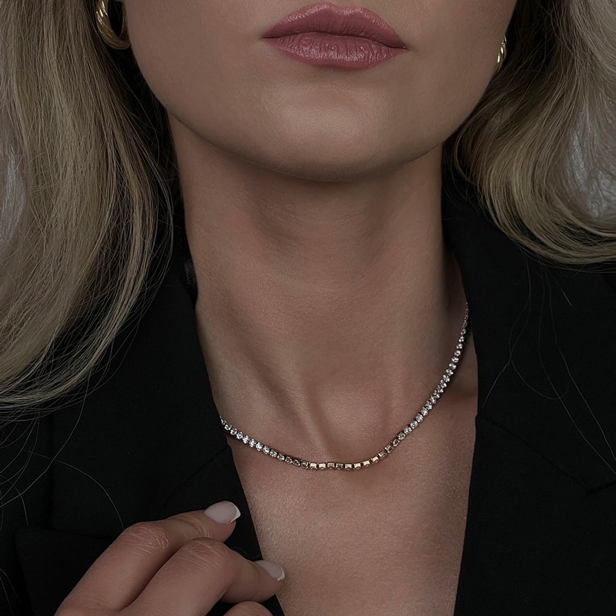 다니엘 웰링턴(DANIEL WELLINGTON) CLASSIC TENNIS NECKLACE 2컬러 테니스목걸이 체인목걸이