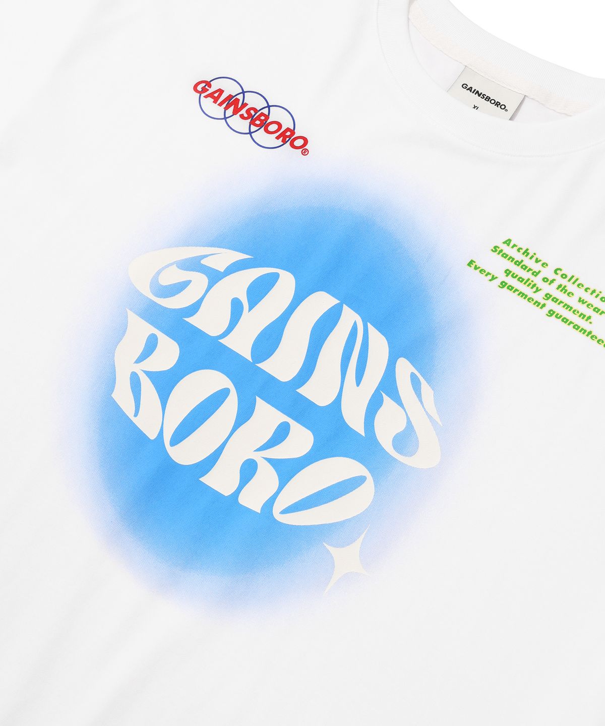 게인스보로(GAINSBORO) 유니버스클럽 티셔츠_화이트