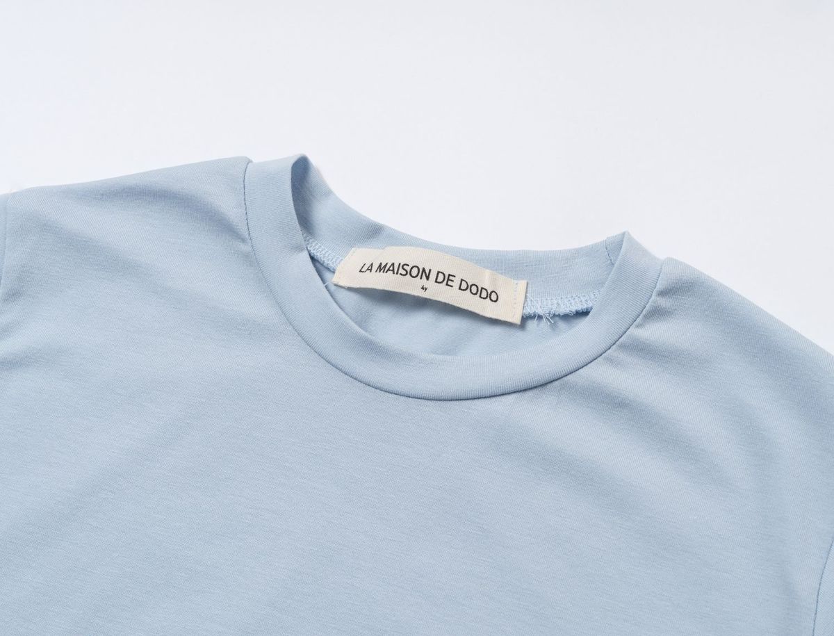 라메종드도도(LA MAISON DE DODO) Basic Dodo Short Sleeve T-Shirt with Lemonade Island_반팔티