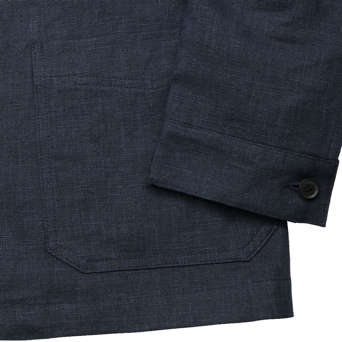 솔티(SORTIE) 8s Linen French Work Jacket (Navy)