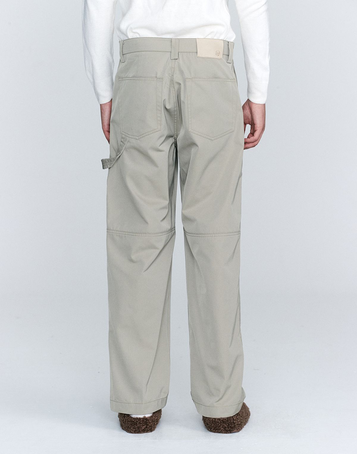 호이테(HEUTE) HET SHINE WORK PANTS LIGHT KHAKI