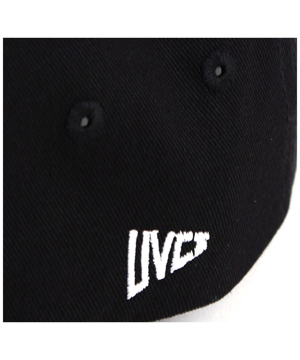 유니버셜 케미스트리(UNIVERSAL CHEMISTRY) Front Logo Cotton Black Ballcap 코튼볼캡