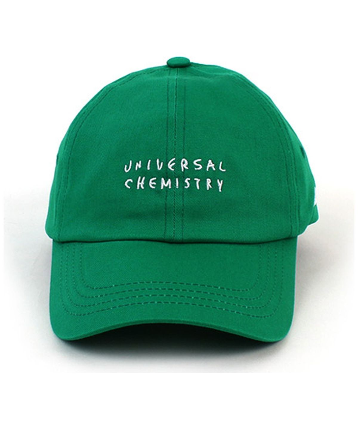 유니버셜 케미스트리(UNIVERSAL CHEMISTRY) Front Logo Cotton Green Ballcap 코튼볼캡