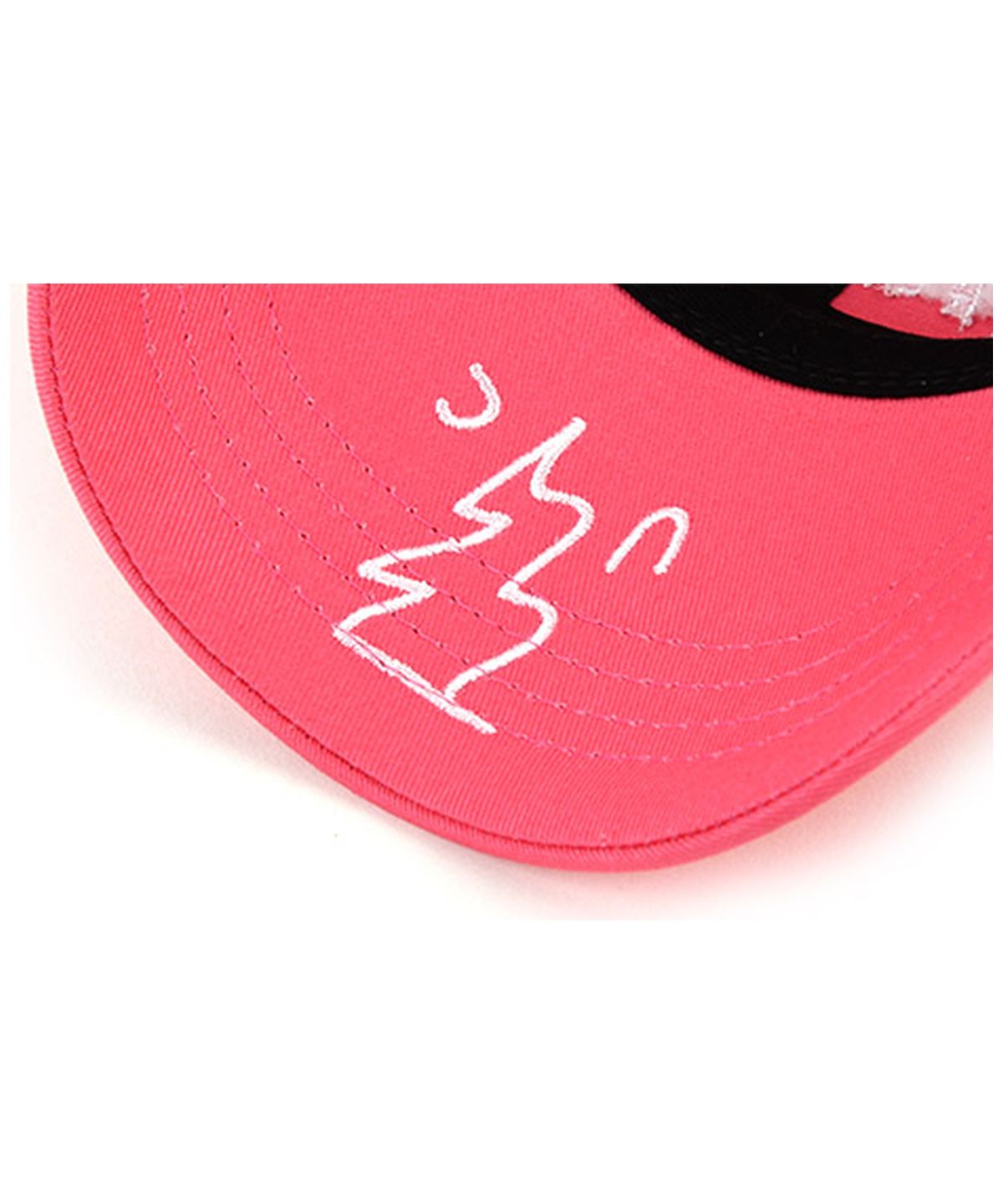 유니버셜 케미스트리(UNIVERSAL CHEMISTRY) Front Logo Cotton Pink Ballcap 코튼볼캡