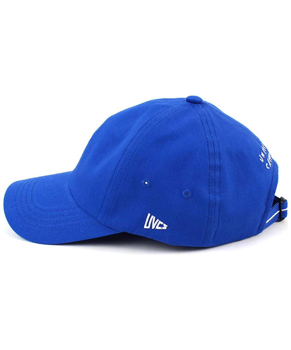 유니버셜 케미스트리(UNIVERSAL CHEMISTRY) Back Logo Cotton Blue Ballcap 코튼볼캡