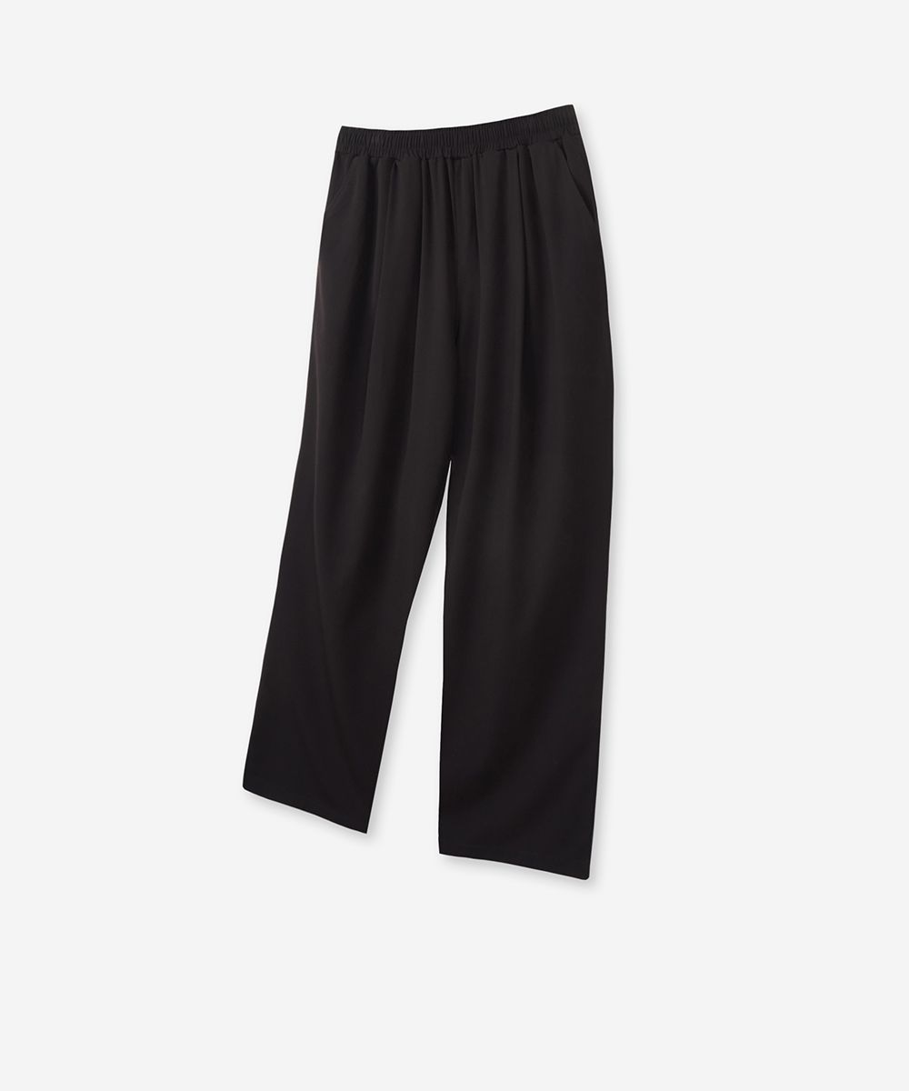 【MODERNIF】Dev one tuck semi-wide banding slacks MUSINSA | AGOD One-tuck wide banding slacks [black]