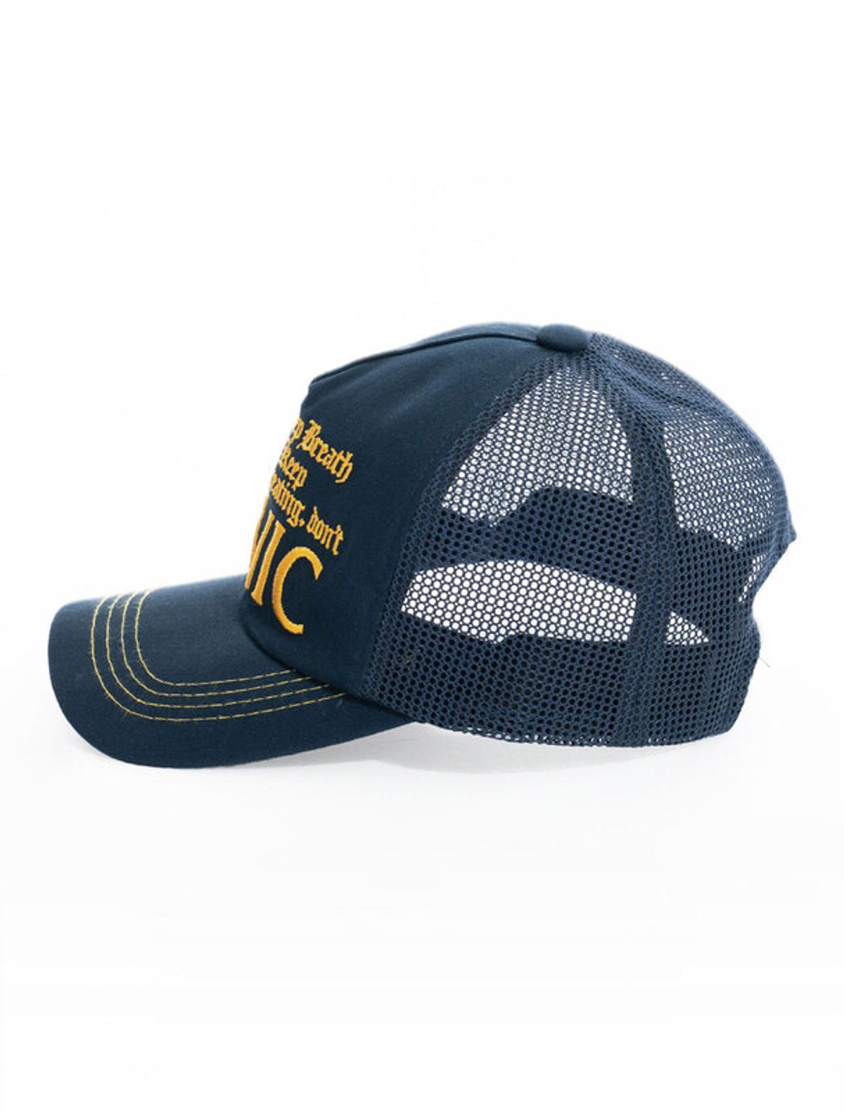 패닉버튼(PANIC BUTTON) Dont Panic Twill Mesh Cap [Navy]