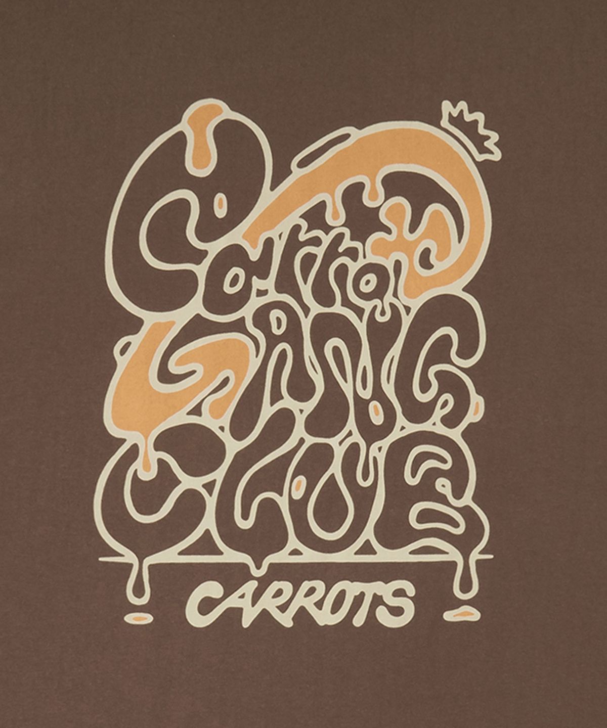 캐롯츠(CARROTS) MELTING CARROT TEE BROWN