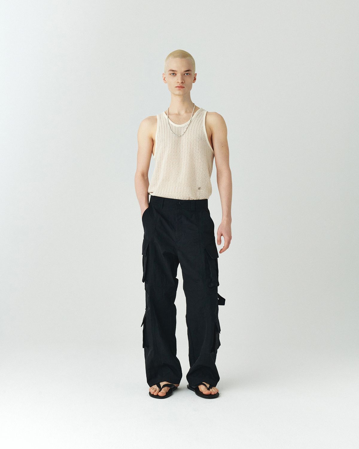 호이테(HEUTE) KNIT SLEEVELESS TOP BEIGE