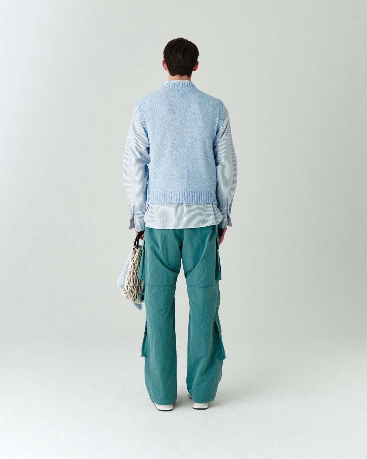 호이테(HEUTE) HET CRUNKY VEST BLUE