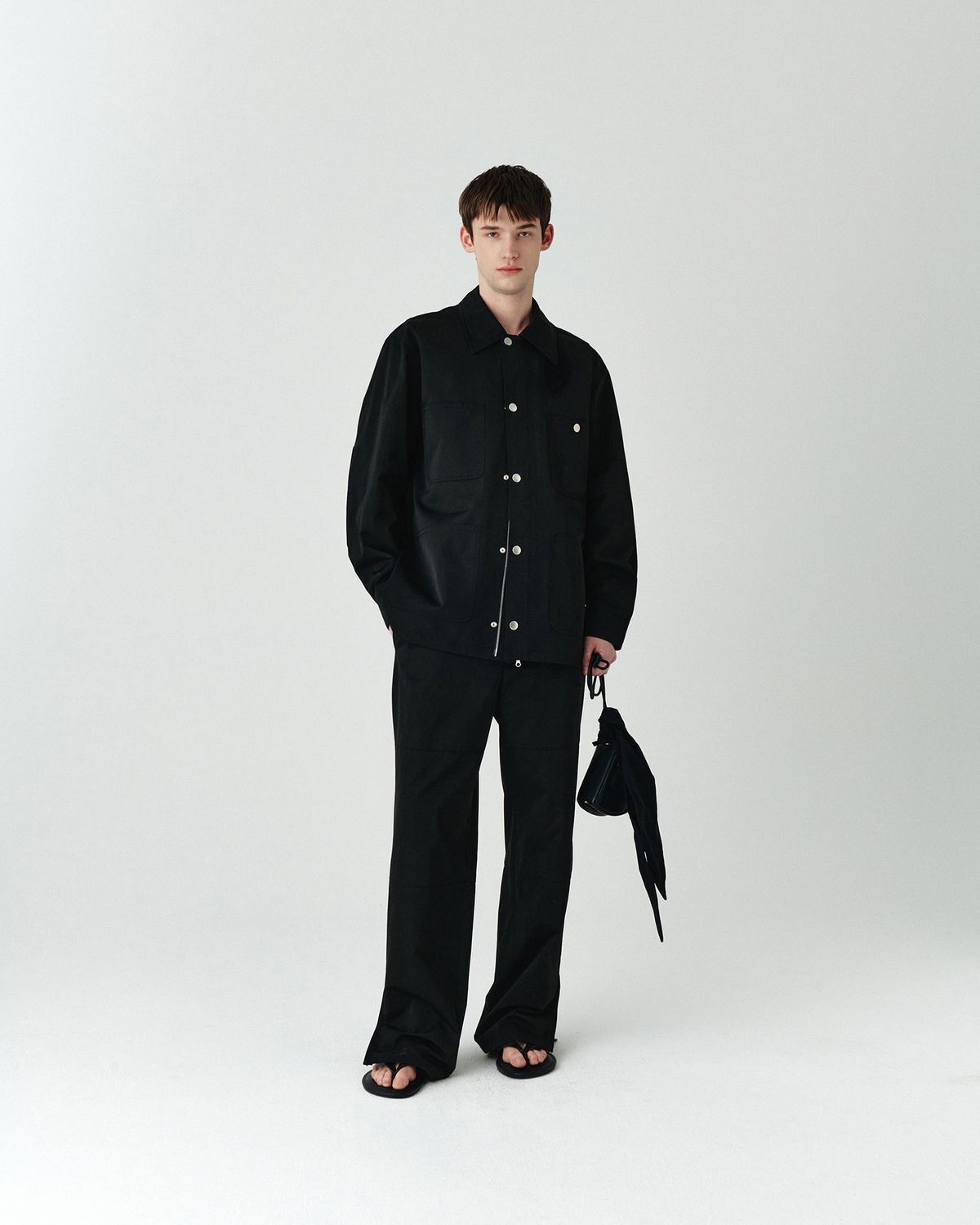 호이테(HEUTE) HET REPAIR WORK JACKET BLACK