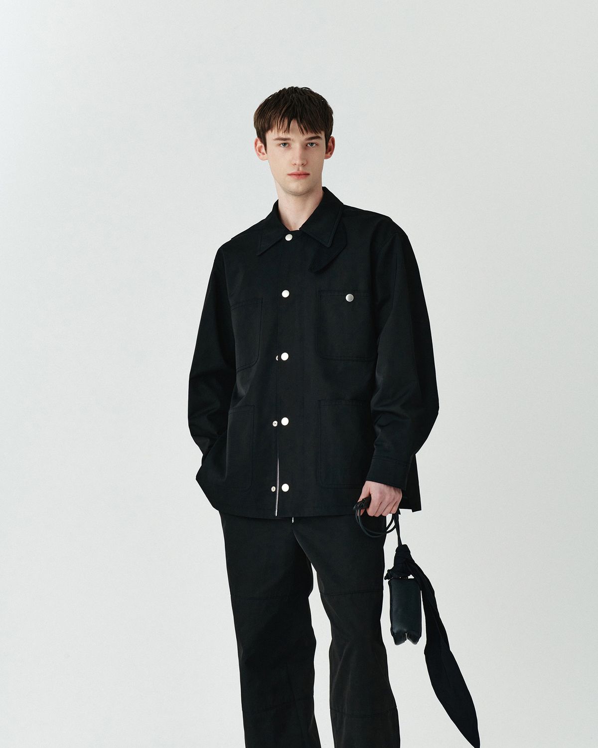 호이테(HEUTE) HET REPAIR WORK JACKET BLACK