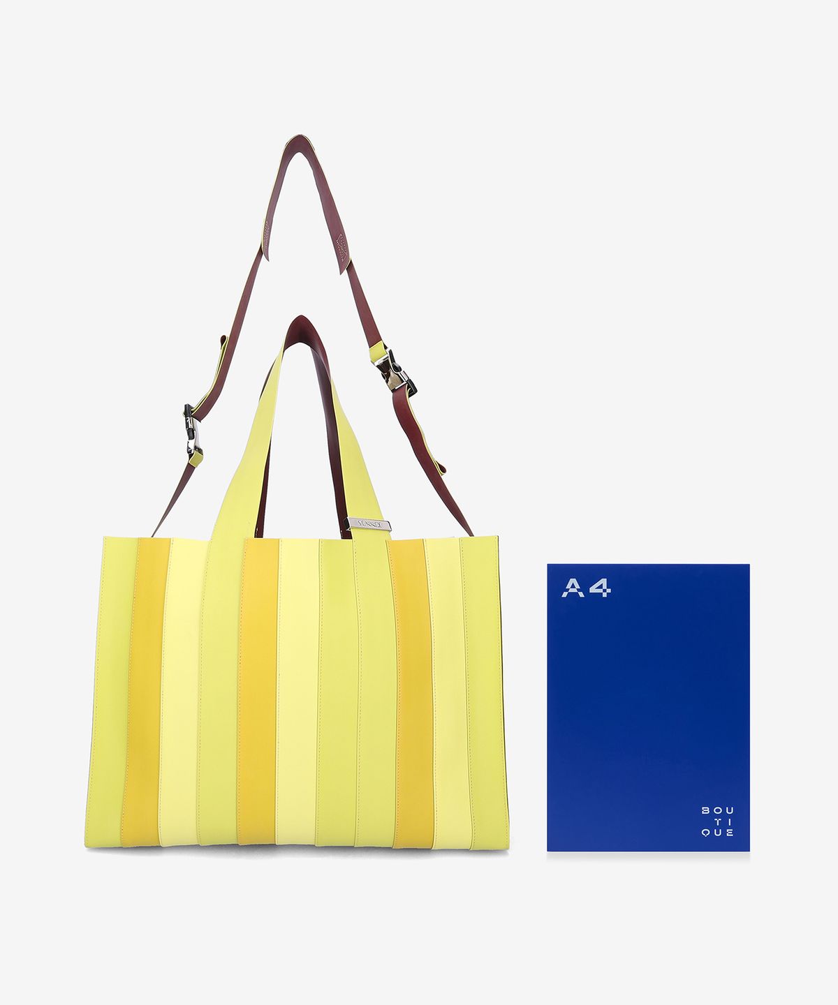 써네이(SUNNEI) 페럴레피페도 푸딩 토트백 - 옐로우 / CACCXBAG020TAP0037489