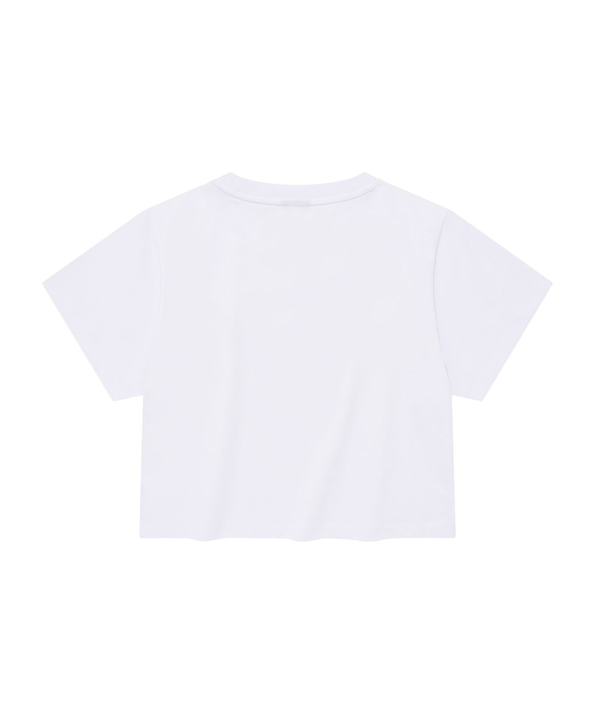 볼컴(VOLCOM) 하트 크롭 반팔 티셔츠(화이트)